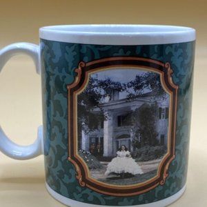 Gone With The Wind COFFEE MUG Scarlett White Dress TURNER 1989 Vintage.